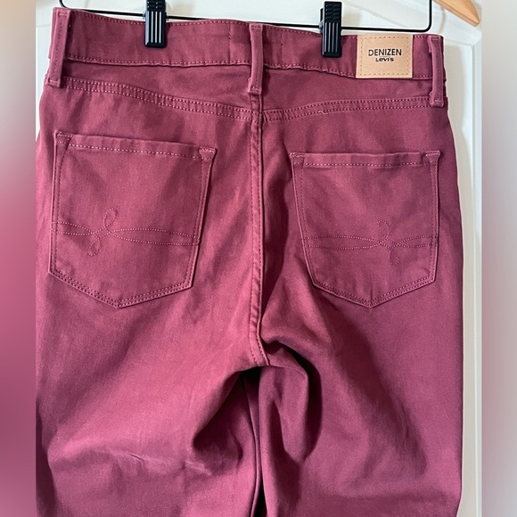 Denizen from Levi’s Mauve High Rise Skinny Stretchy Pants Women's size 8 - Picture 9 of 16